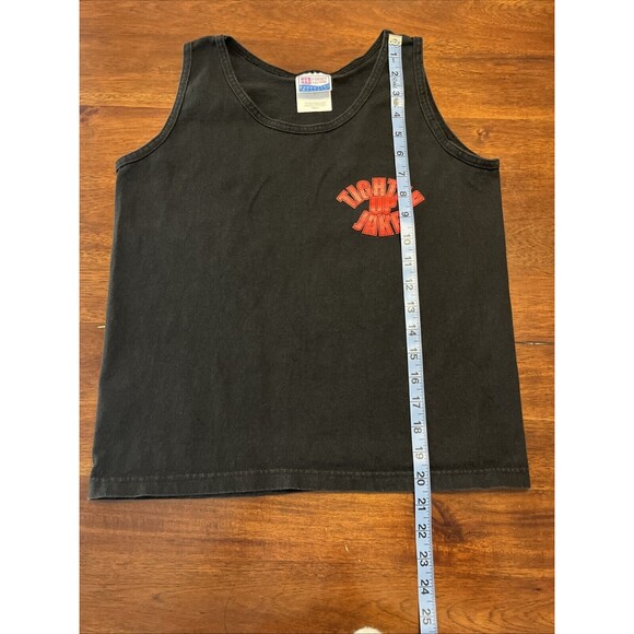Women’s Tighten Up Jake 90’s Workout Tank Top Black Size Small - Picture 5 of 6